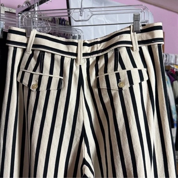 NWT Polo Ralph Lauren Striped Women's
Pants size 10 black & white - Picture 8 of 10